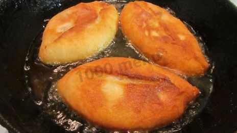 пирожки на кефире и дрожжах