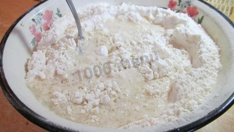 пирожки на кефире и дрожжах