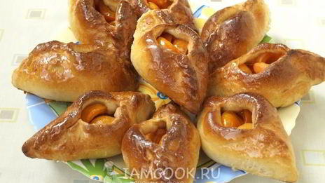 пирожки с абрикосами в духовке