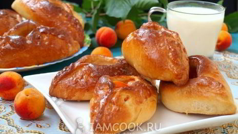 пирожки с абрикосами в духовке