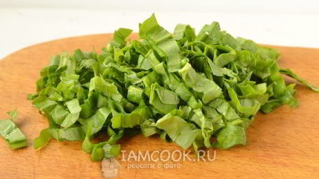 пирожки с черемшой и яйцом