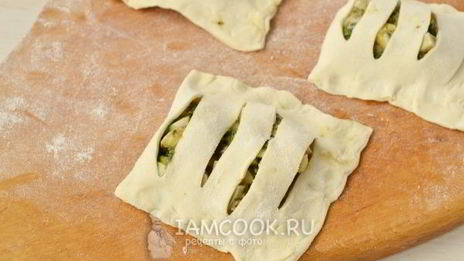 пирожки с черемшой и яйцом