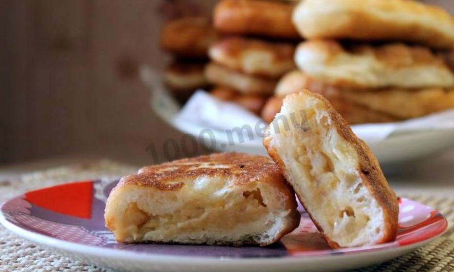 Рецепт пирожки с горохом жареные на сковороде