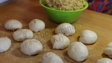 пирожки с горохом жареные на сковороде