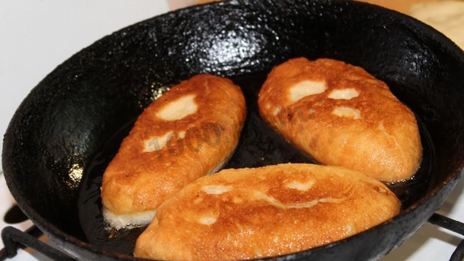 пирожки с горохом жареные на сковороде