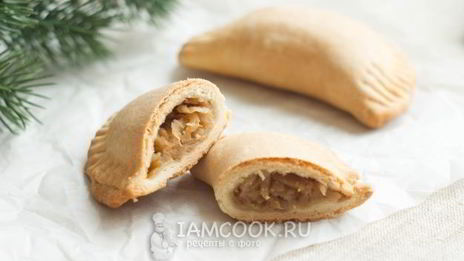 пирожки с капустой на кефире в духовке