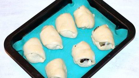 пирожки с крабовыми палочками и баклажаном