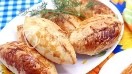 пирожки с курицей и грибами