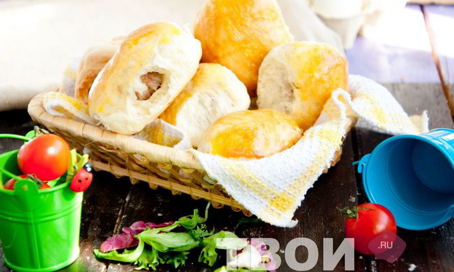 Рецепт пирожки с мясом в духовке