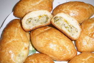 Пирожки с начинкой из капусты