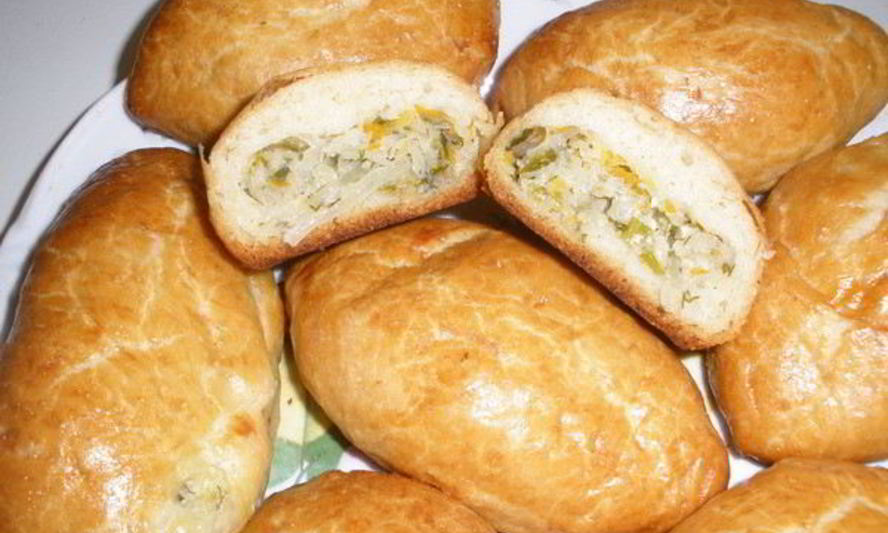 Рецепт пирожки с начинкой из капусты