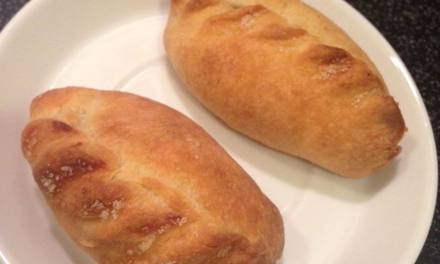 Рецепт пирожки с яблоками из творожного теста