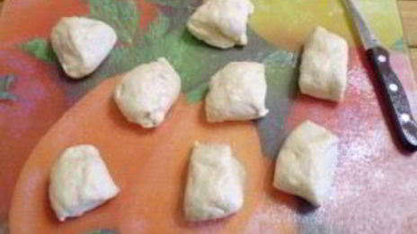 пирожки с яйцом и зеленью