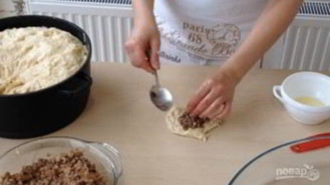 пирожки в духовке с мясом и другой начинкой