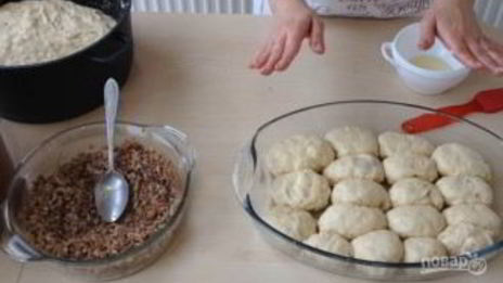 пирожки в духовке с мясом и другой начинкой