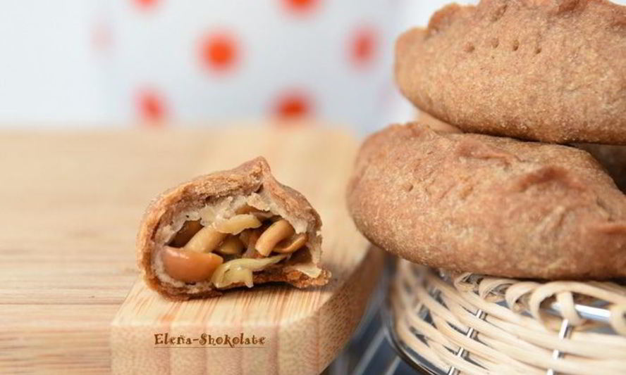 Рецепт постные пирожки с маринованными опятами