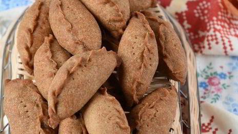 постные пирожки с маринованными опятами