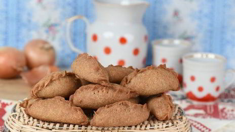 постные пирожки с маринованными опятами