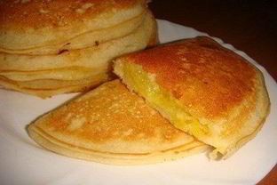 Творожные блины-пирожки с начинкой