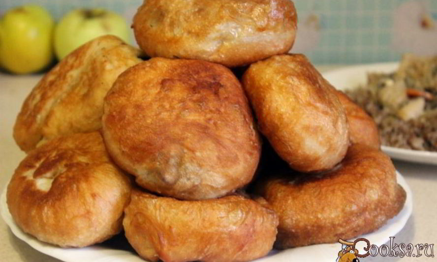 Рецепт жареные пирожки с капустой