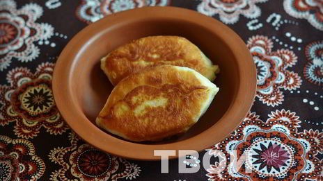 жареные пирожки с картошкой