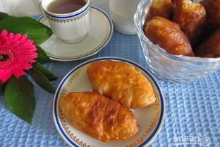 Жареные пирожки с вареньем