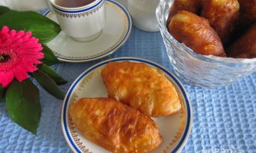 Рецепт жареные пирожки с вареньем