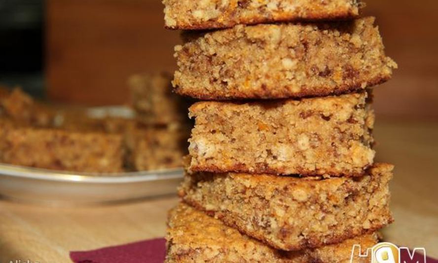 Рецепт апельсиновый брауни с грецкими орехами