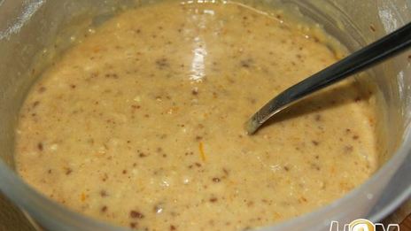 апельсиновый брауни с грецкими орехами