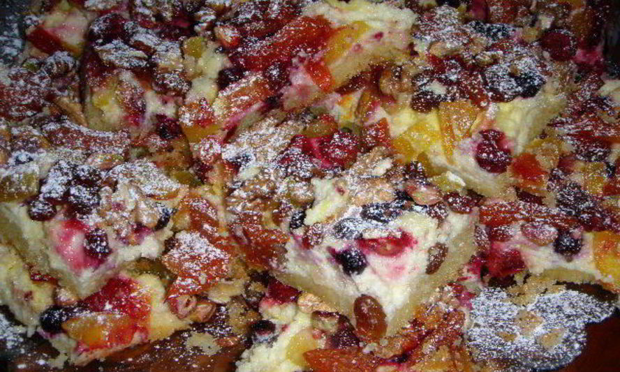 Рецепт ароматное творожное пирожное