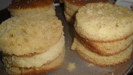 бисквитные пирожные белочка