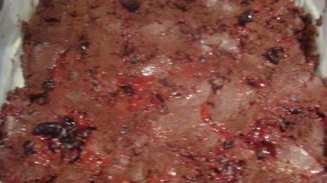 брауни с черной смородиной