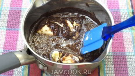 брауни с малиной