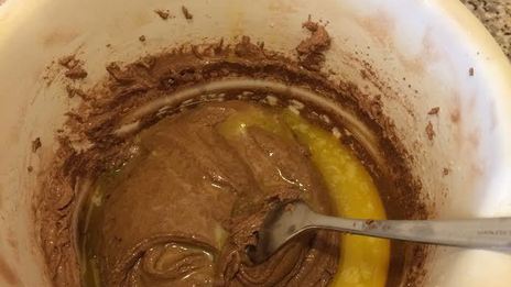 брауни с меренгами