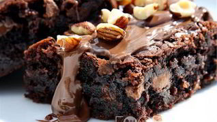 Брауни с орехами