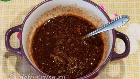 брауни с творогом и вишней