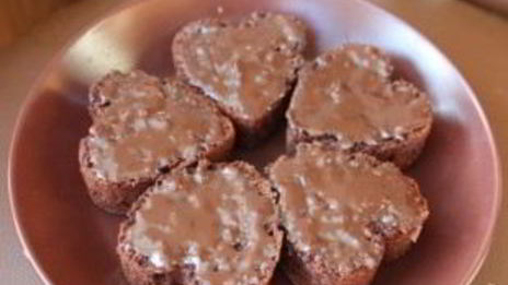 быстрые шоколадные пирожные