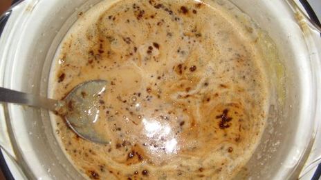 кофейно-молочное пирожное