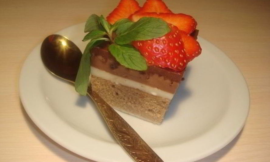 Рецепт кофейное пирожное три шоколада