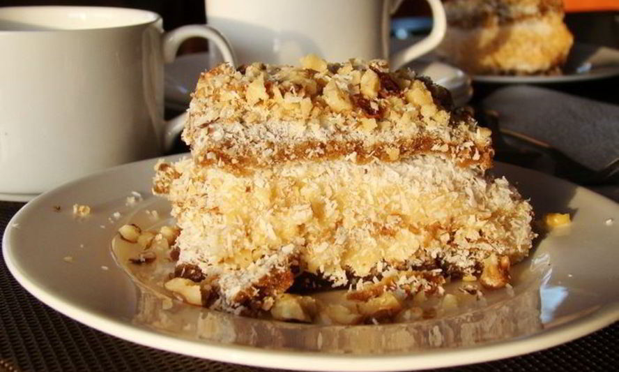 Рецепт кокосовое пирожное