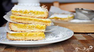 Лимонно-кокосовые пирожные