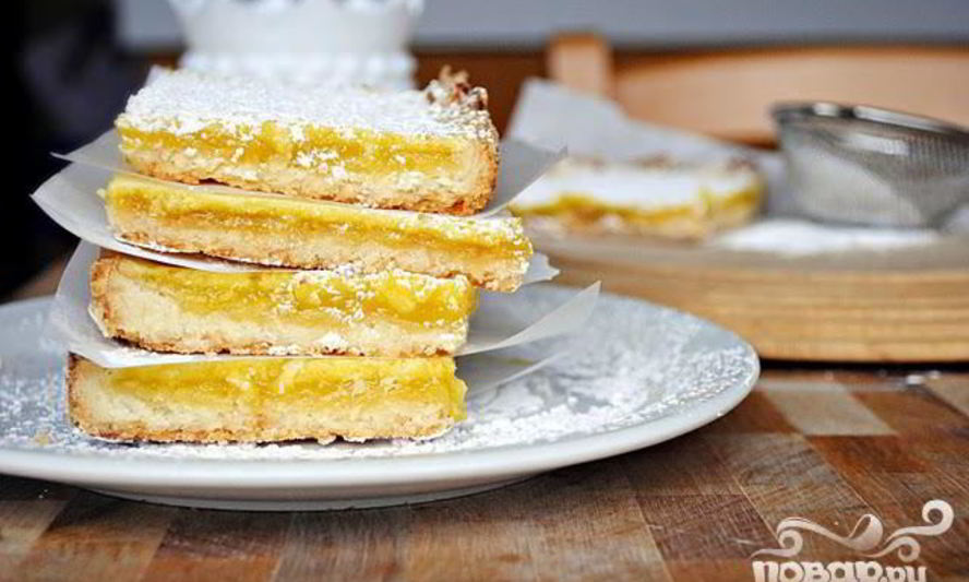 Рецепт лимонно-кокосовые пирожные