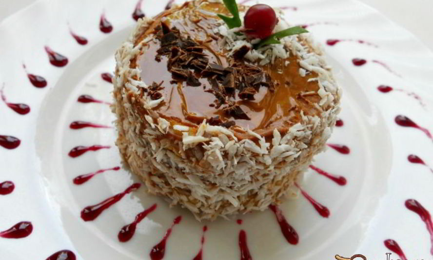 Рецепт пирожное из творожного теста на сковороде