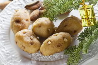 Пирожное Картошка из марципана