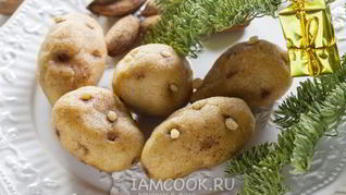 Пирожное Картошка из марципана