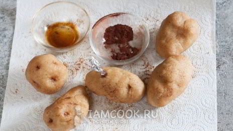 пирожное картошка из марципана