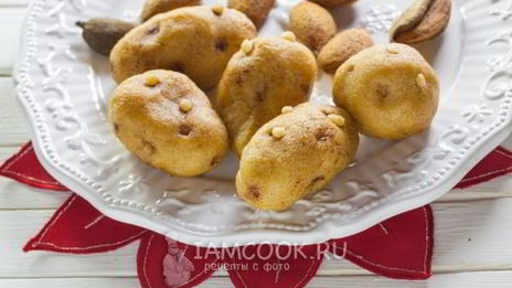 пирожное картошка из марципана