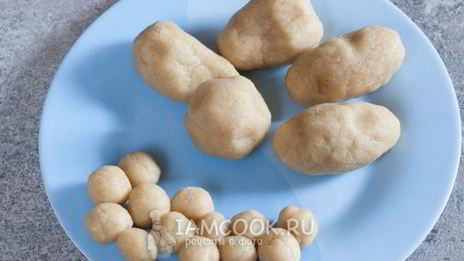 пирожное картошка из марципана