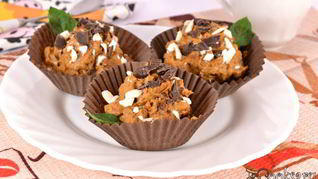 Пирожное Муравейник из печенья с творогом