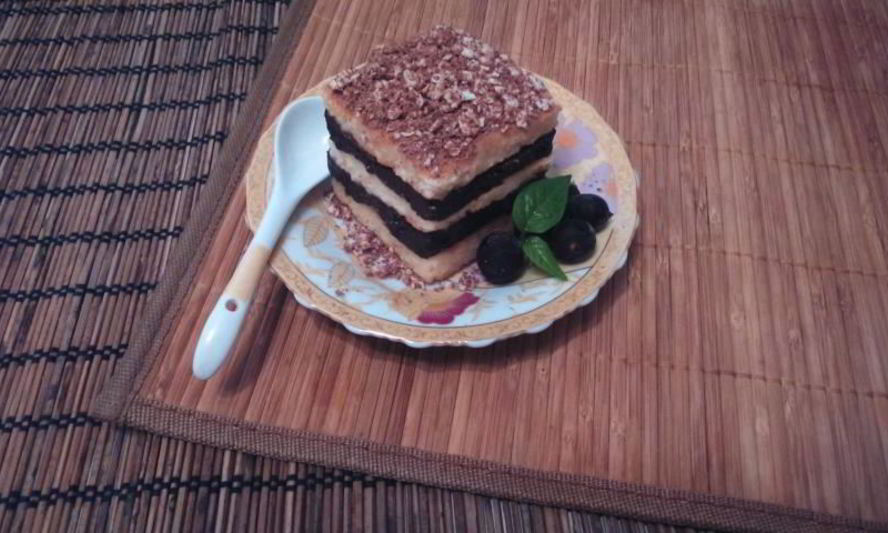 Рецепт пирожное полосатая зебра с яблочно-имбирным джемом